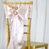 Blush Satin Sashes