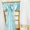 Light Blue Satin Sashes