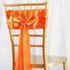 Orange Satin Sashes