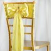 Yellow Satin Sashes