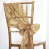 Champagne Pintuck Sash