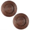 Rattan Charger Plate