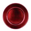 Red Acrylic Charger Plate